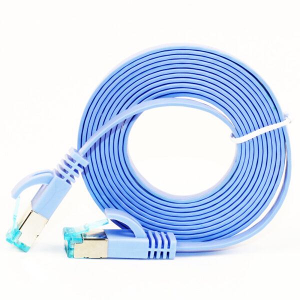 Flat RJ45 Cable - CAT6 Ethernet Patch Cord for Computer, Router, Laptop, 0.2-100 Meter Length with Copper Conductor - Image 6