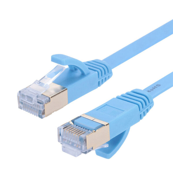 Flat RJ45 Cable - CAT6 Ethernet Patch Cord for Computer, Router, Laptop, 0.2-100 Meter Length with Copper Conductor - Image 9