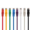 موصل RJ45 لكابل Cat6 - كابلات Cat6e و Cat6 لشبكة الإنترنت وكابلات الشبكة LAN ، كابل Ethernet RJ45 لكوابل الحواسيب مع مادة نحاسية خالصة