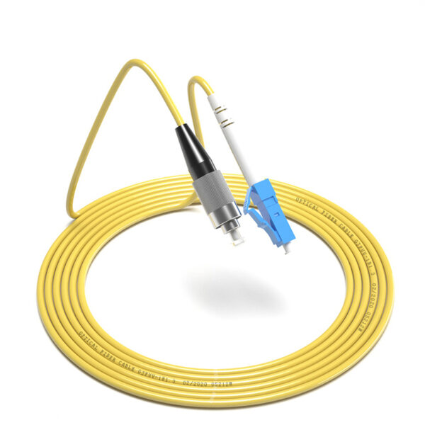 Single Core Single Mode Fiber Optic Jumper Cable - LC/UPC-FC/UPC-SM 2.0mm Patch Cord, 1-30 Meters - Image 6