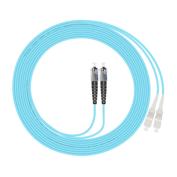 1M-50M LC/SC/FC/ST to LC Optic Fiber Patch Cable 10G Multimode Duplex OM3 PVC 2.0 50/125 - Image 9