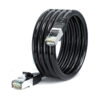 Cabo de Rede Blindado CAT5E RJ45 SSTP de 0,2M a 100M - Cabo Ethernet de Alta Velocidade para Rede de Internet LAN