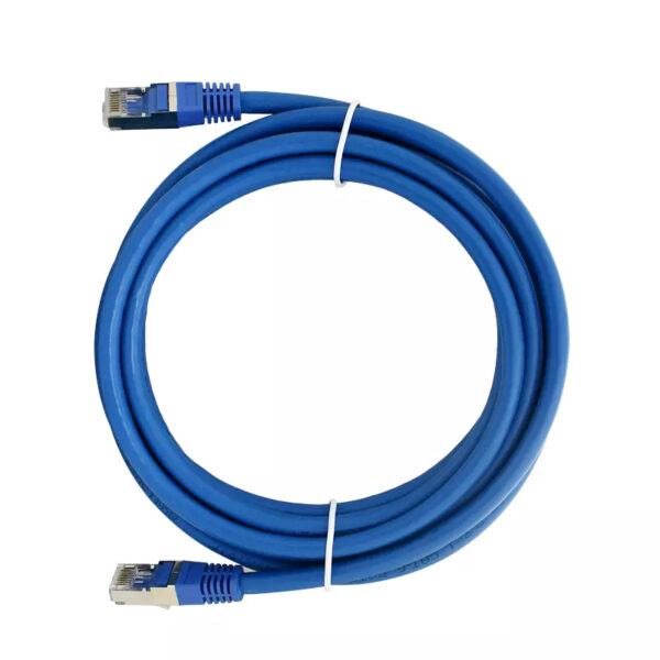 Câble Ethernet Cat 6 de qualité supérieure blindé numériquement - Cordon de brassage haute vitesse 500 MHz SSTP pour réseau LAN avec conducteur en cuivre à 8 broches pour modem et routeur - Image 3