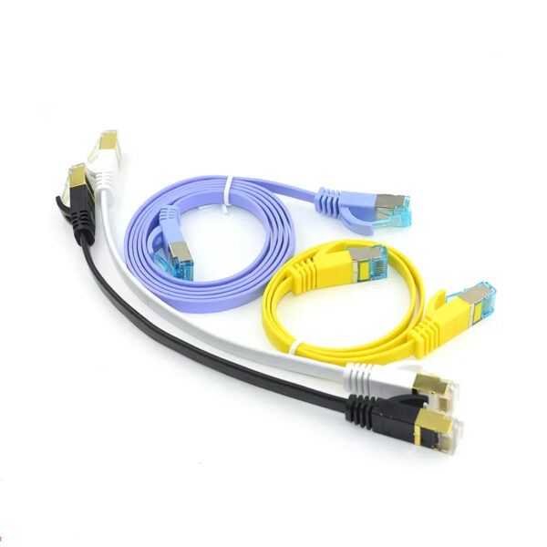 Cabo RJ45 Plano - Cabo de Patch Ethernet CAT6 para Computador, Roteador, Laptop, de 0,2 a 100 Metros com Condutor de Cobre - Image 3