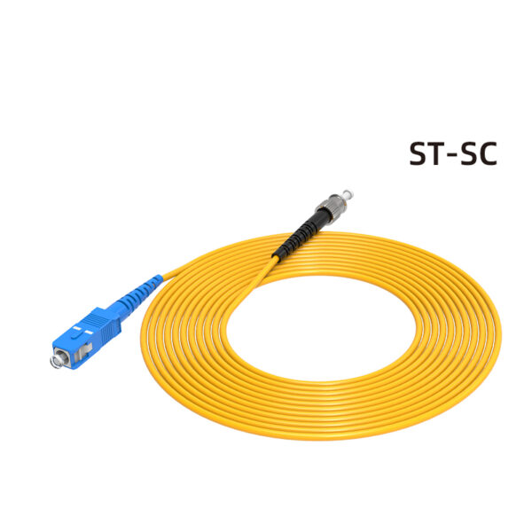 ST/UPC-SC/UPC Fiber Optic Jumper Cable - 2.0mm Single Mode Extension Patch Cord, FTTH, 1-30 Meters