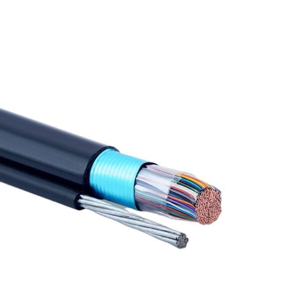 Hyac Self Supporting 10 Pair - 3600 Pair Aerial Telephone Cable With Messenger Wire Pe Jacket Communication Cables Telephone Cable-Shenzhen Xuanfeng Technology Co., Ltd.